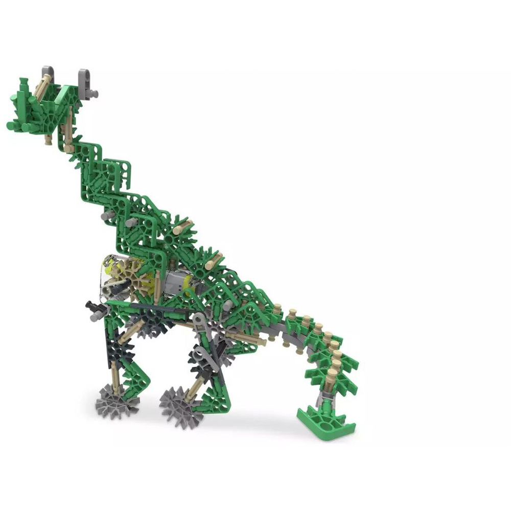 Basic Fun K'NEX Classics Motorised Green K'Nexosaurus Rex 2 Model Building Set 255 Piece Image 2