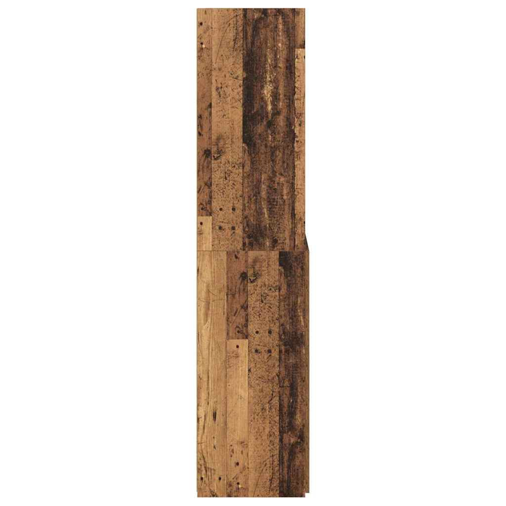 vidaXL 2 Door 3 Shelf Old Wood Sideboard Image 7