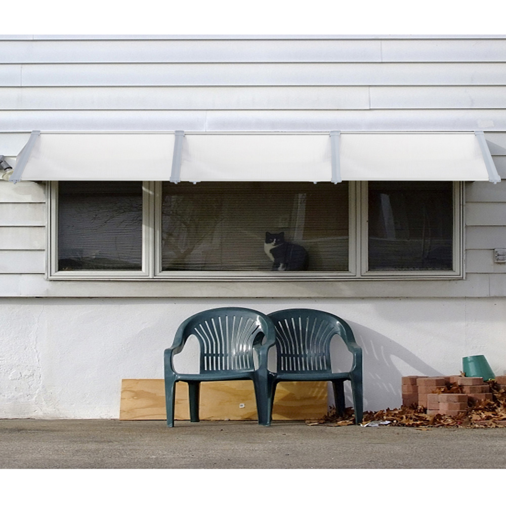 Living and Home Grey Front Door Canopy 90 x 270cm Image 7