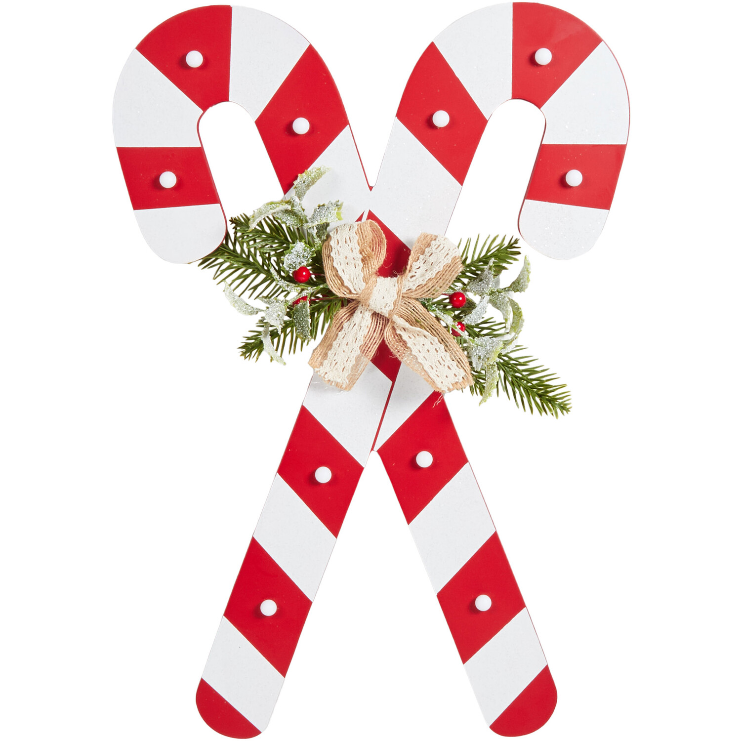 Candy Cane LED Plaque Image 1