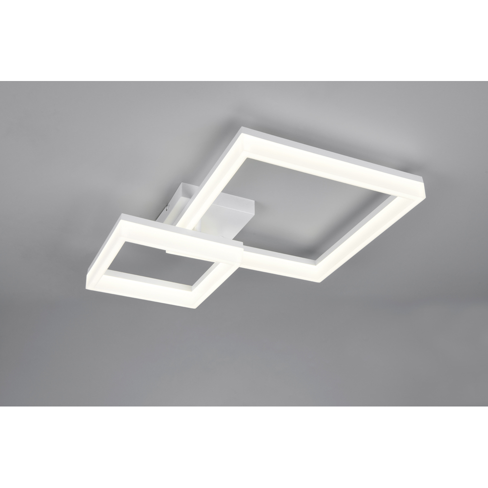 TRIO Camino Matt White LED Ceiling Light Image 2