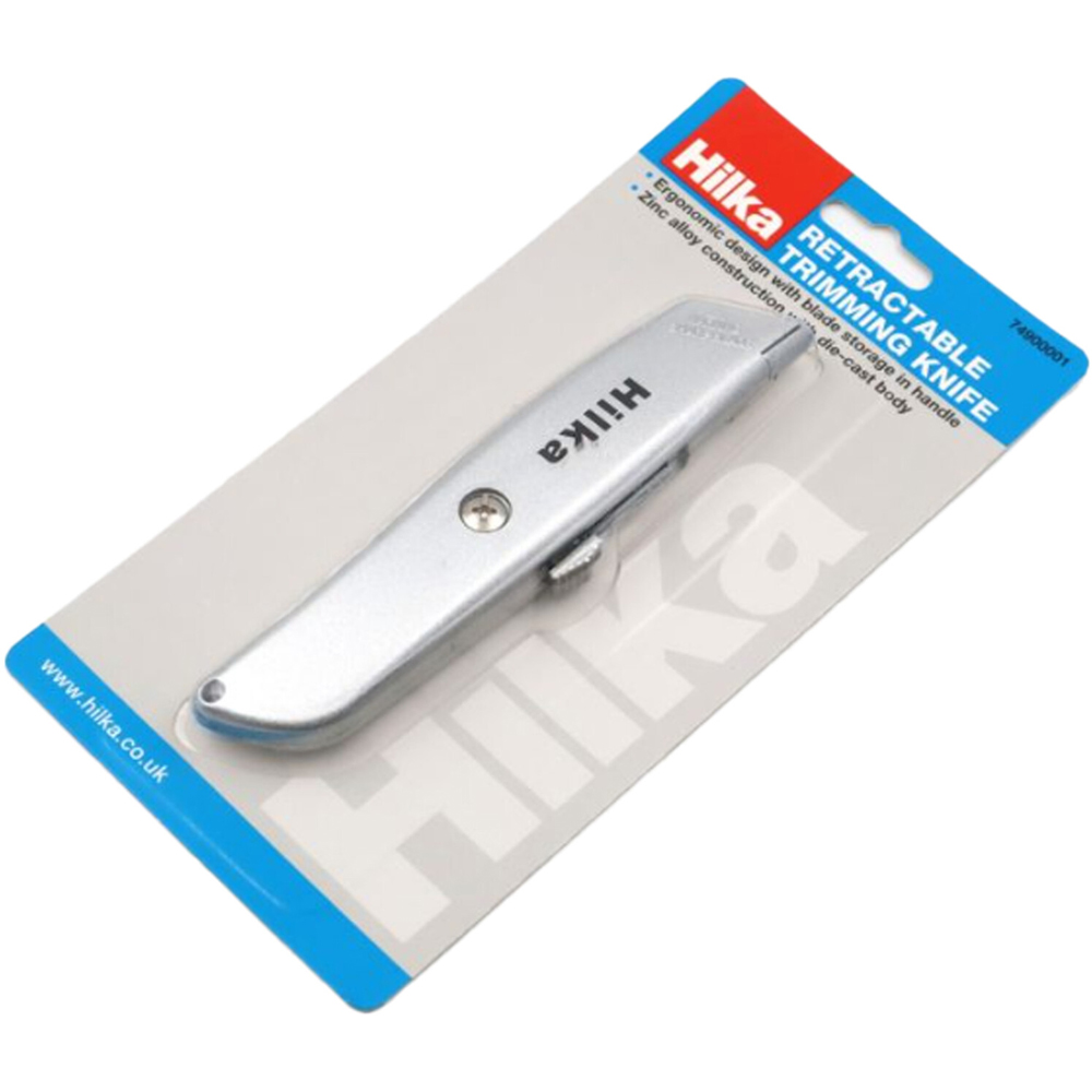 Hilka Retractable Trimming Knife Silver Image 5