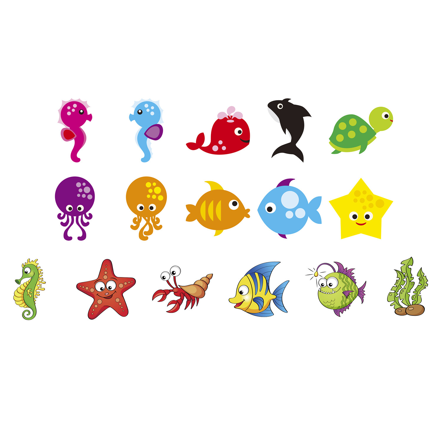 Easy Peel and Stick Foam Insects or Animals Stickers - Multicolour Image 2