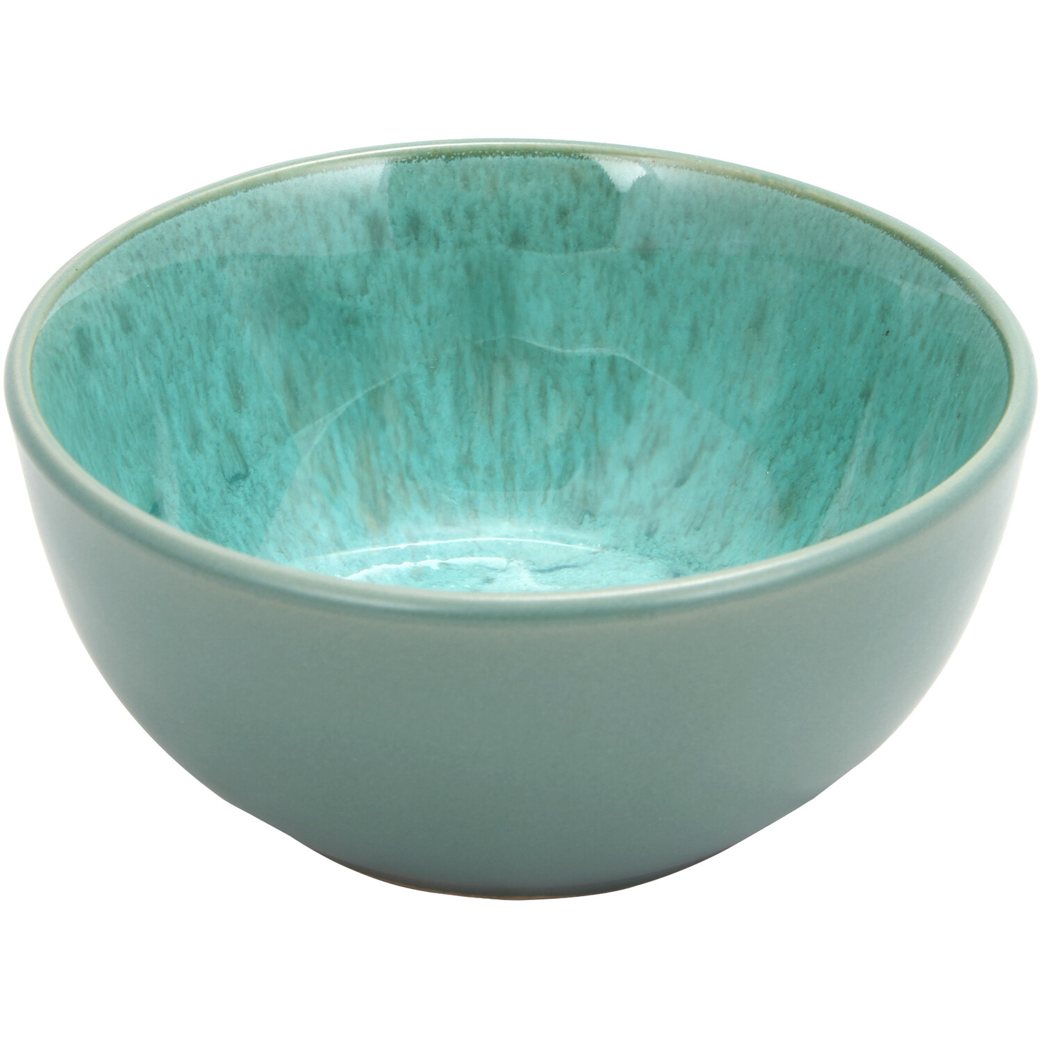 Salvie Reactive Glaze Nibbles Bowl - Sea Green Image 1