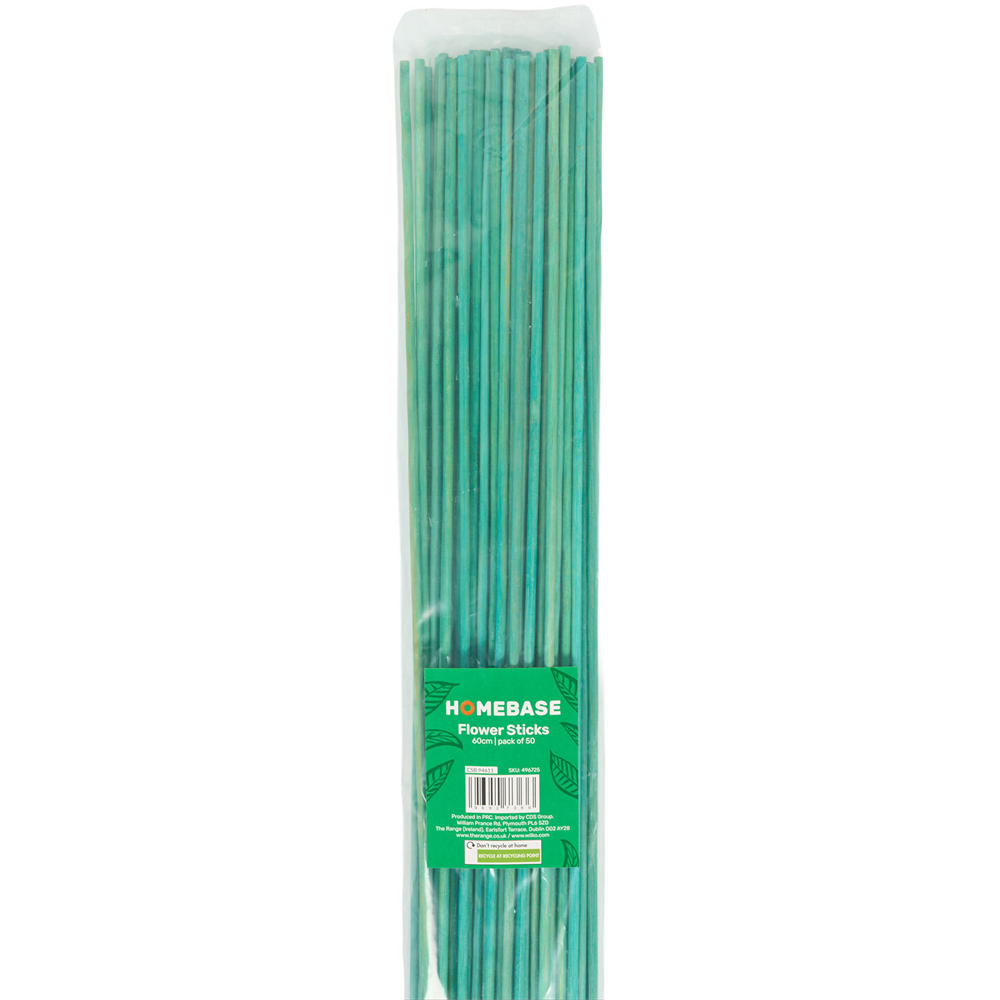 Bamboo Flower Sticks Pack Green Image 2