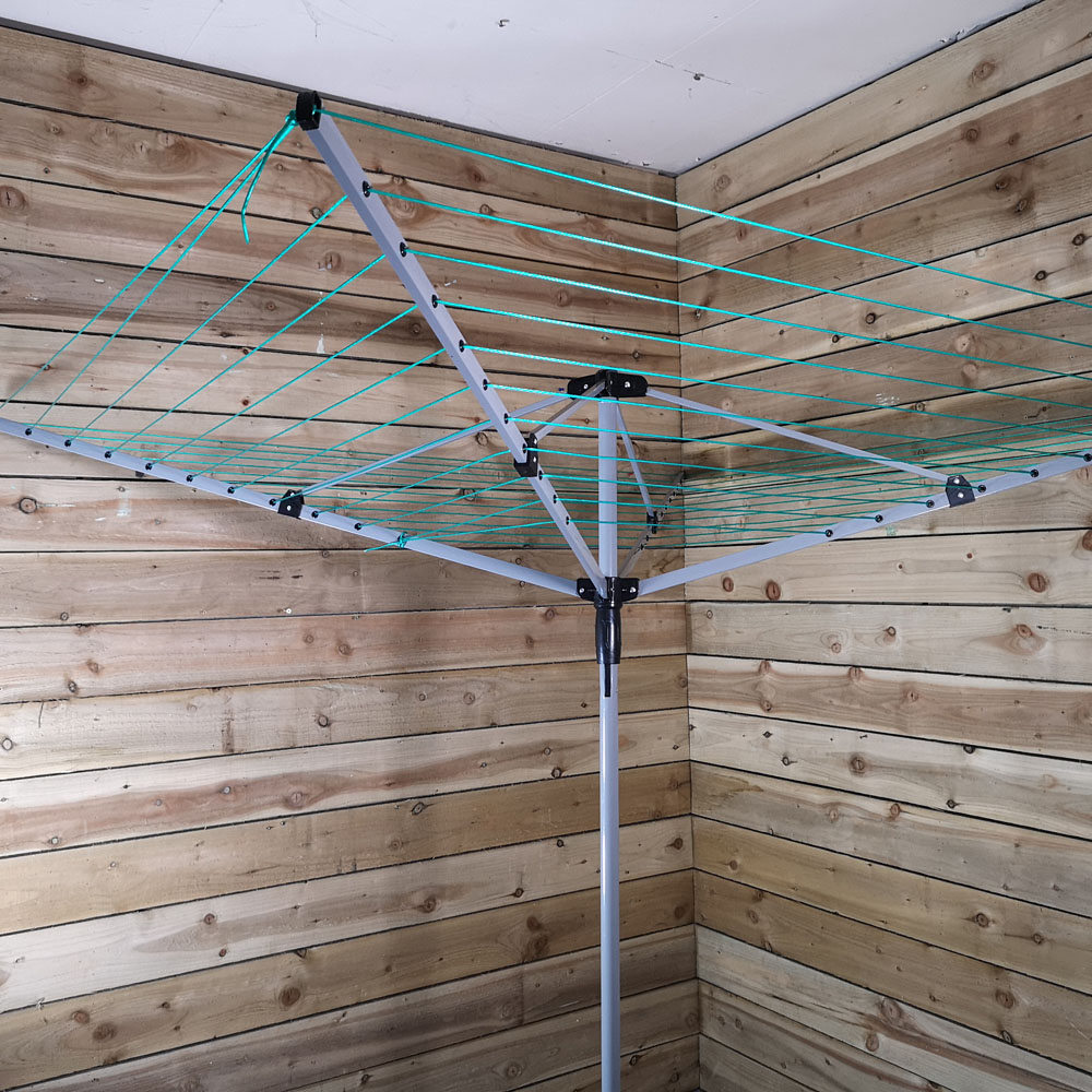 Samuel Alexander 4 Arm Foldable Steel Washing Rotary Airer 50m Image 7