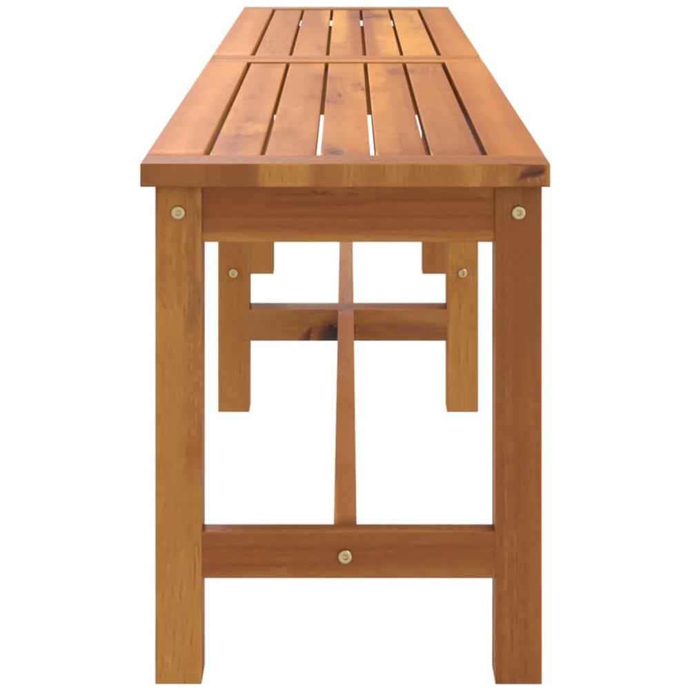 vidaXL Brown Solid Wood Acacia Garden Bench 180cm Image 4