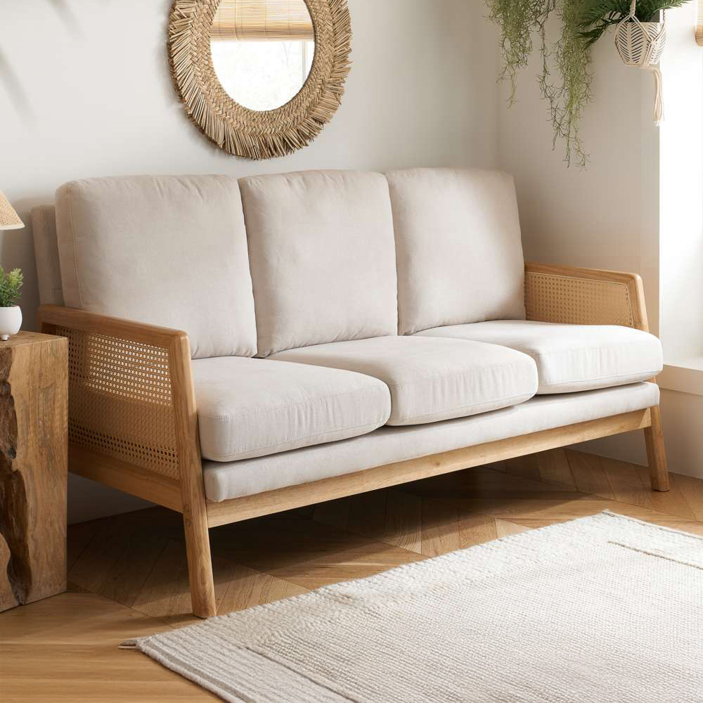 Birlea Ida 3 Seater Rattan Sofa Image 1