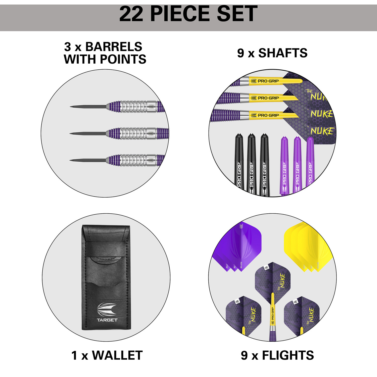 Luke Littler Steel Tip Brass Darts Set Image 5