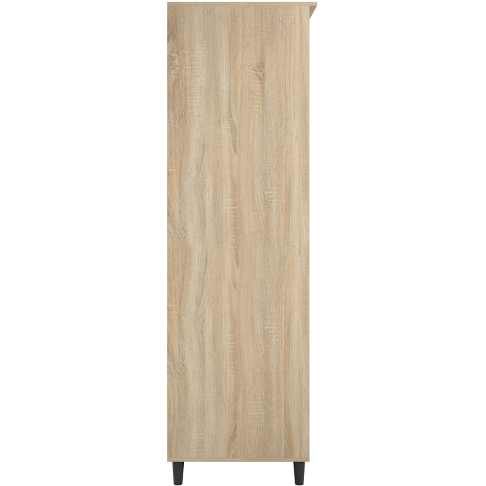 Stockholm Chevron 2 Door 2 Drawer Sonoma Oak Wardrobe Image 5