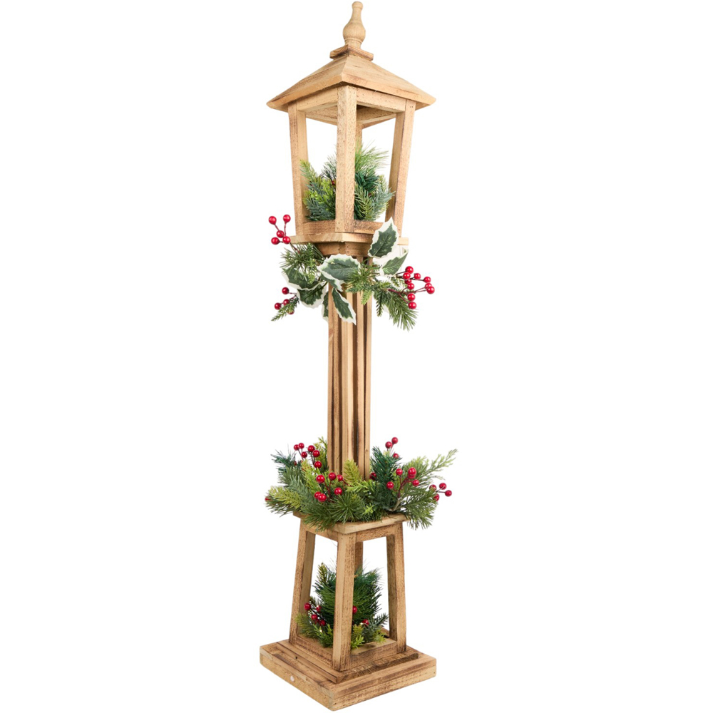 LED Natural Floristry Lantern Image 2