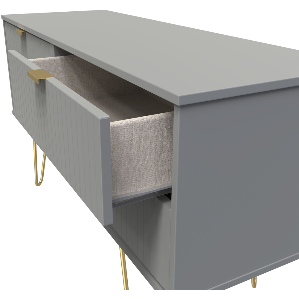 Crowndale 4 Drawer Dusk Grey Chest of Drawers Ready Assembled Image 6