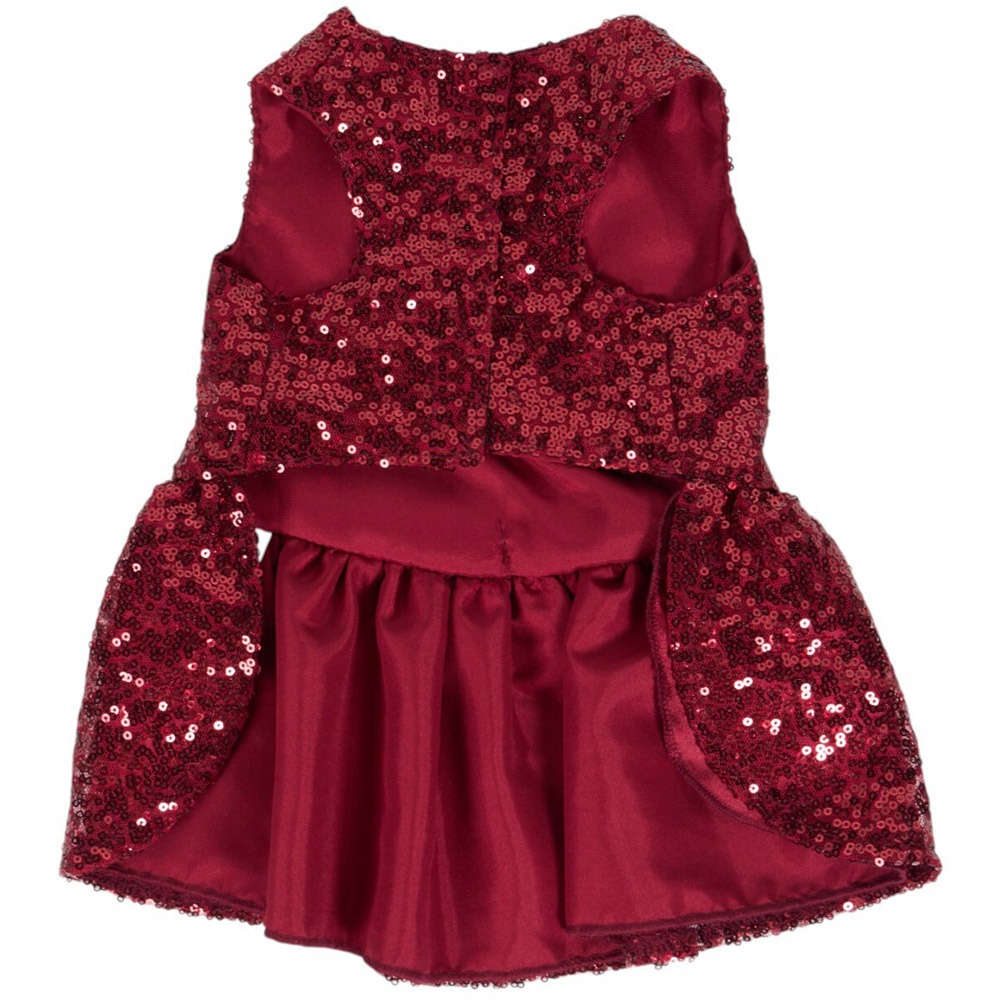 Sparkly Christmas Dog DressM Image 4