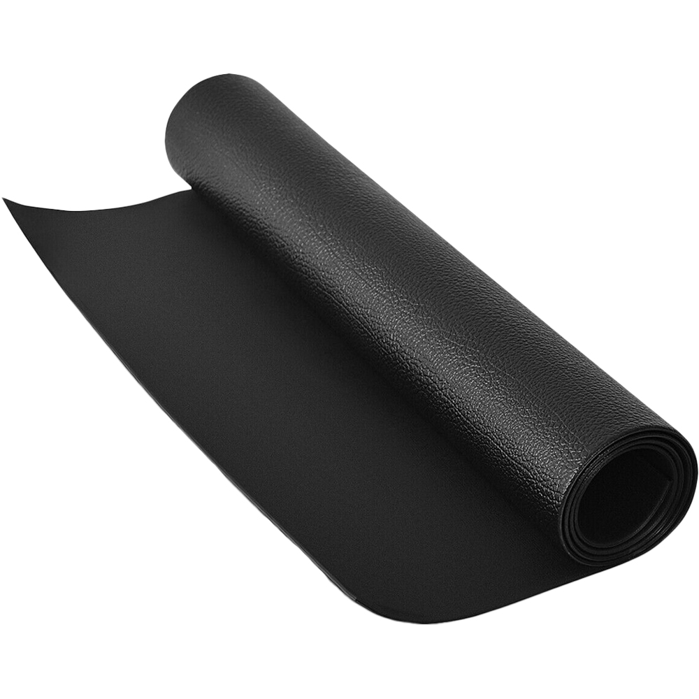Costway Waterproof Black Treadmill Mat 199cm Image 1
