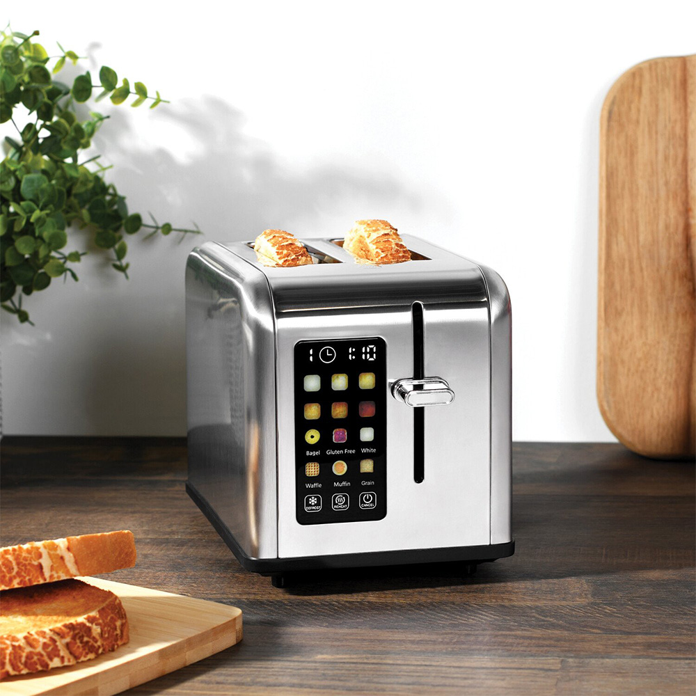 Digital 2 Slice Toaster Silver Image 2