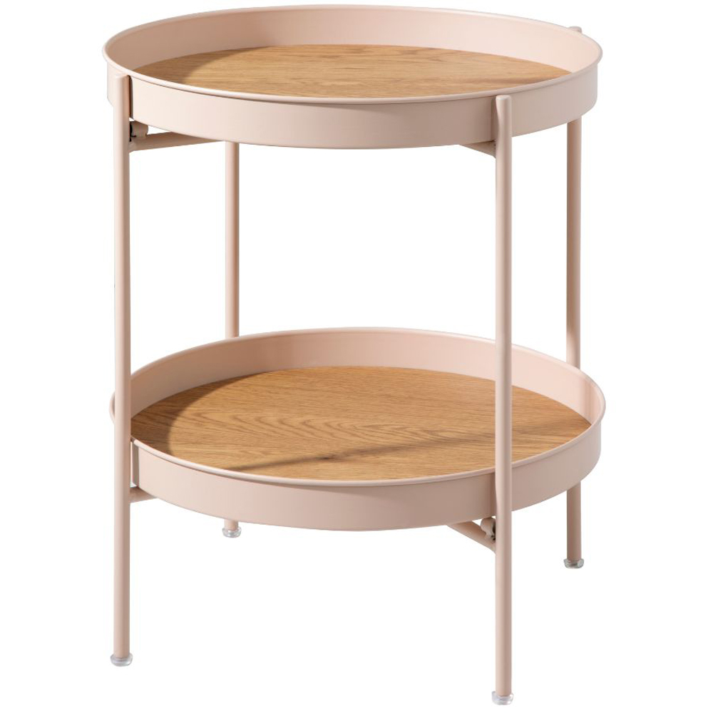 Noa and Nani Solna Single Shelf Blush Pink Large Coffee Table Image 2