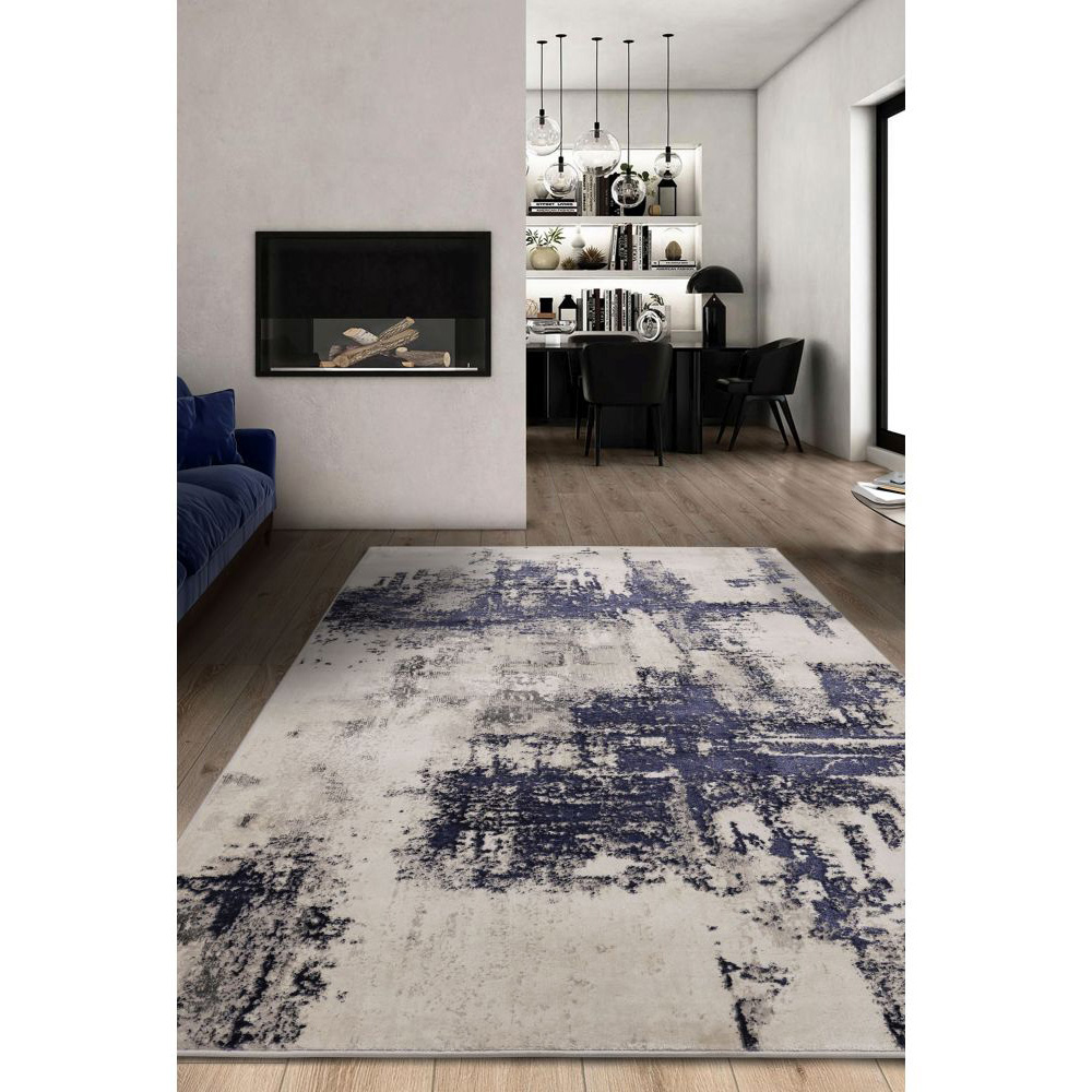 Homemaker Dusk Navy Marble Rug 120 x 170cm Image 6