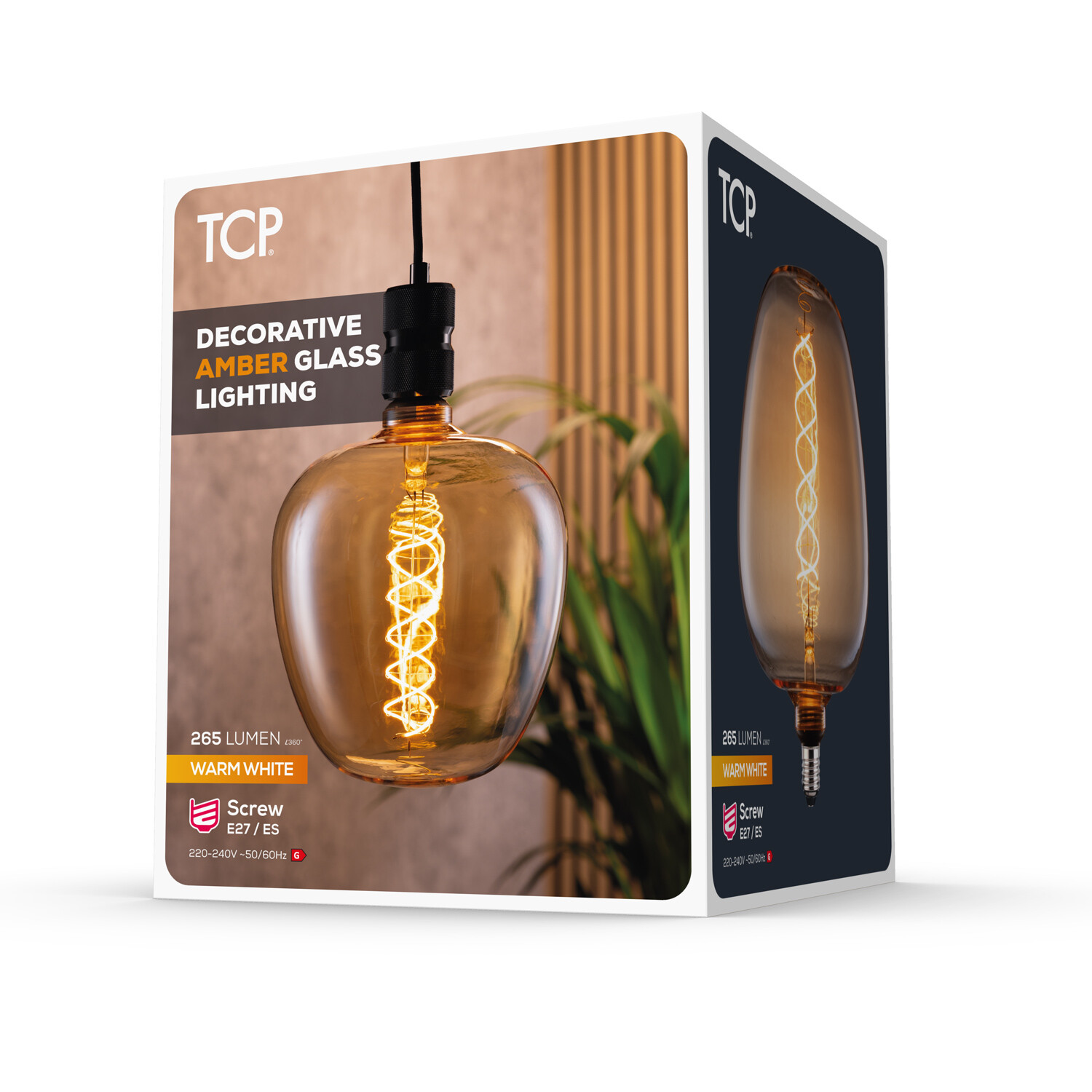 TCP Decorative Filament 265L E27 Bulb - Warm White Image 3