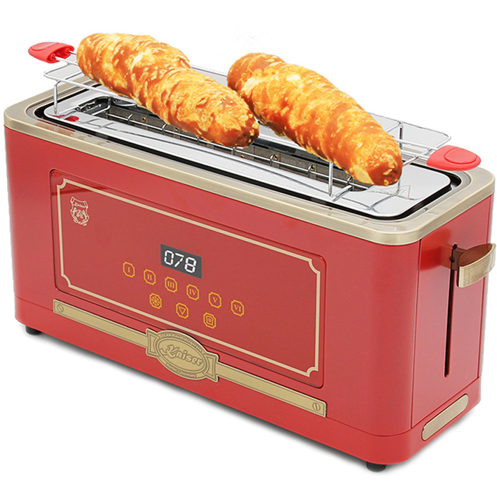 Kaiser Empire Vintage Bordeaux Red Electric Toaster Image 4