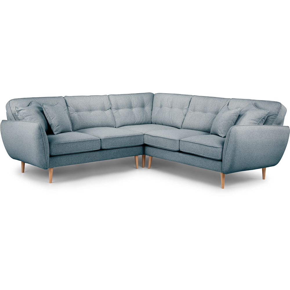 Opry Faro 4 Seater Button Back Denim Left Hand Corner Sofa Image 2