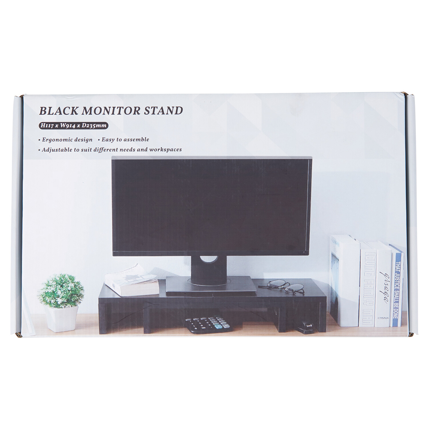 Monitor Stand Black Image 1