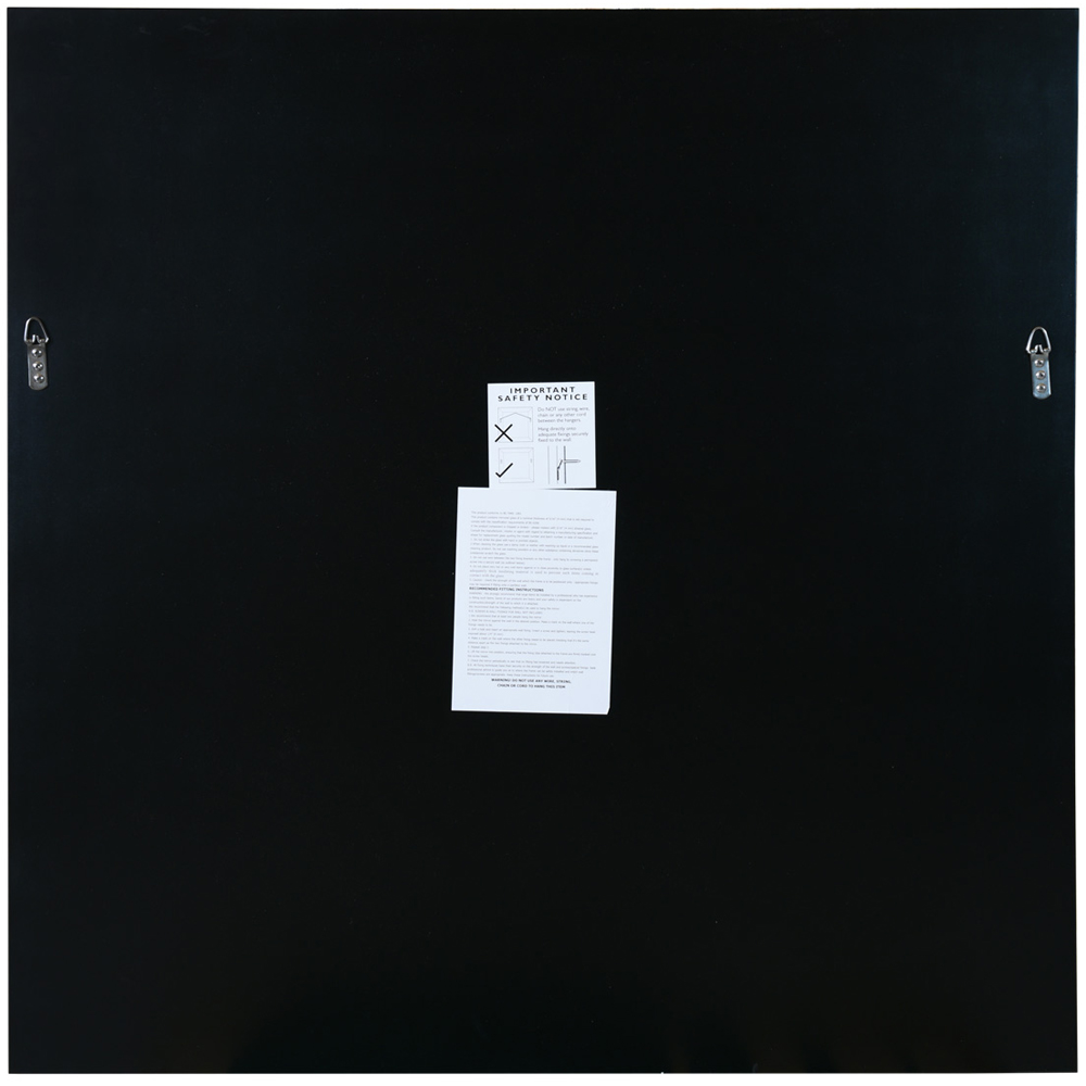 MirrorOutlet The Moderni Bevelled Wall Mirror 100 x 100cm Image 4