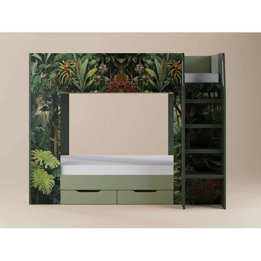 Flair Lorith Jungle Bunk Bed with Drawers Image 2