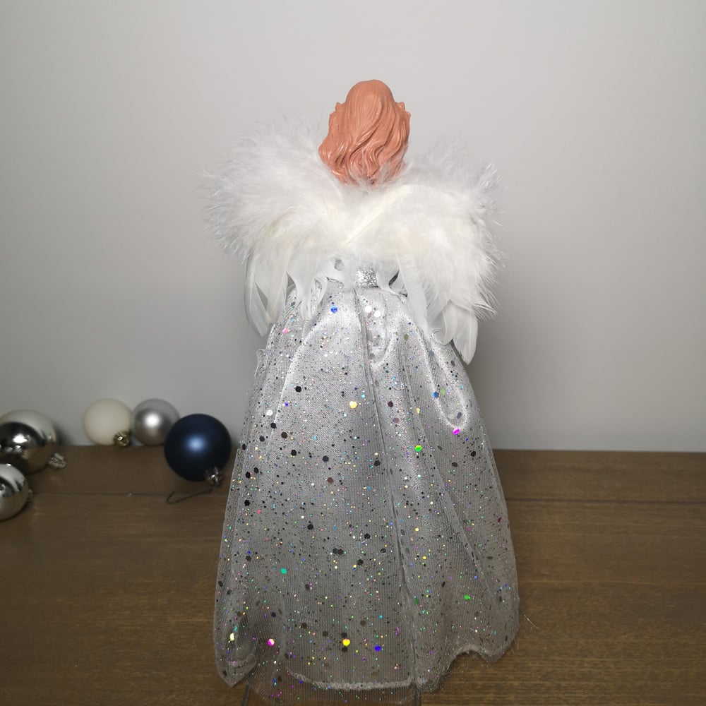 Premier Gold Angel Feather Wings Christmas Tree Topper 28cm Image 4