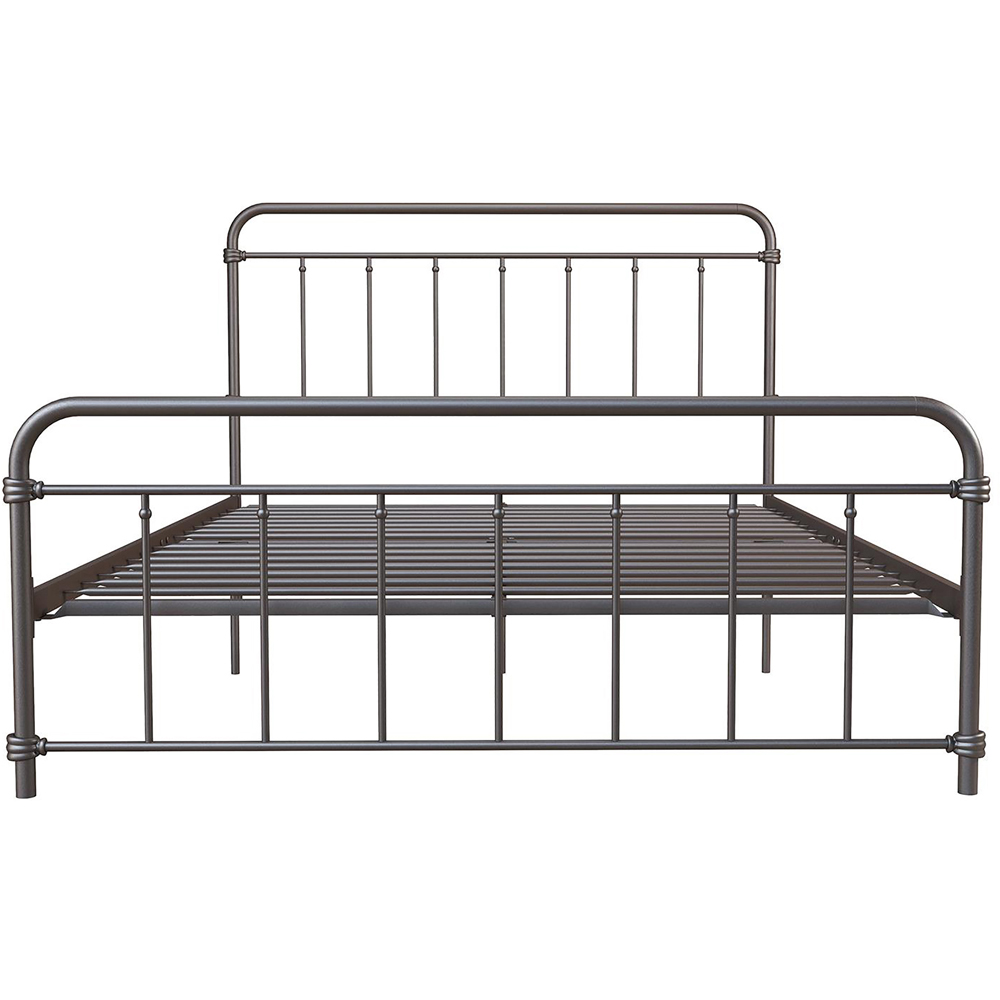 Dorel Wallace Double Bronze Metal Bed Frame with Headboard Image 2