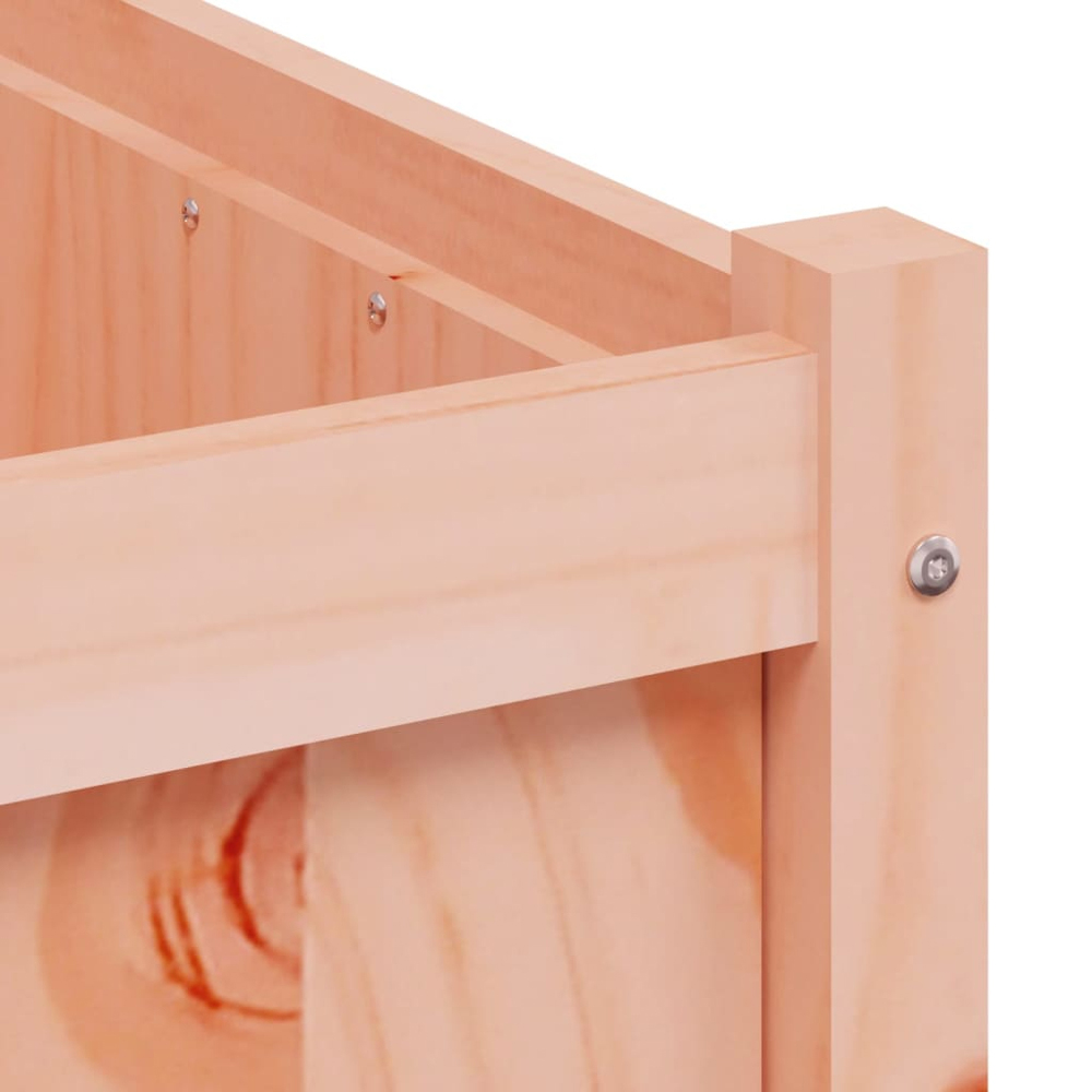 vidaXL Natural Solid Douglas Wood Garden Planter 50cm 2 Pack Image 9