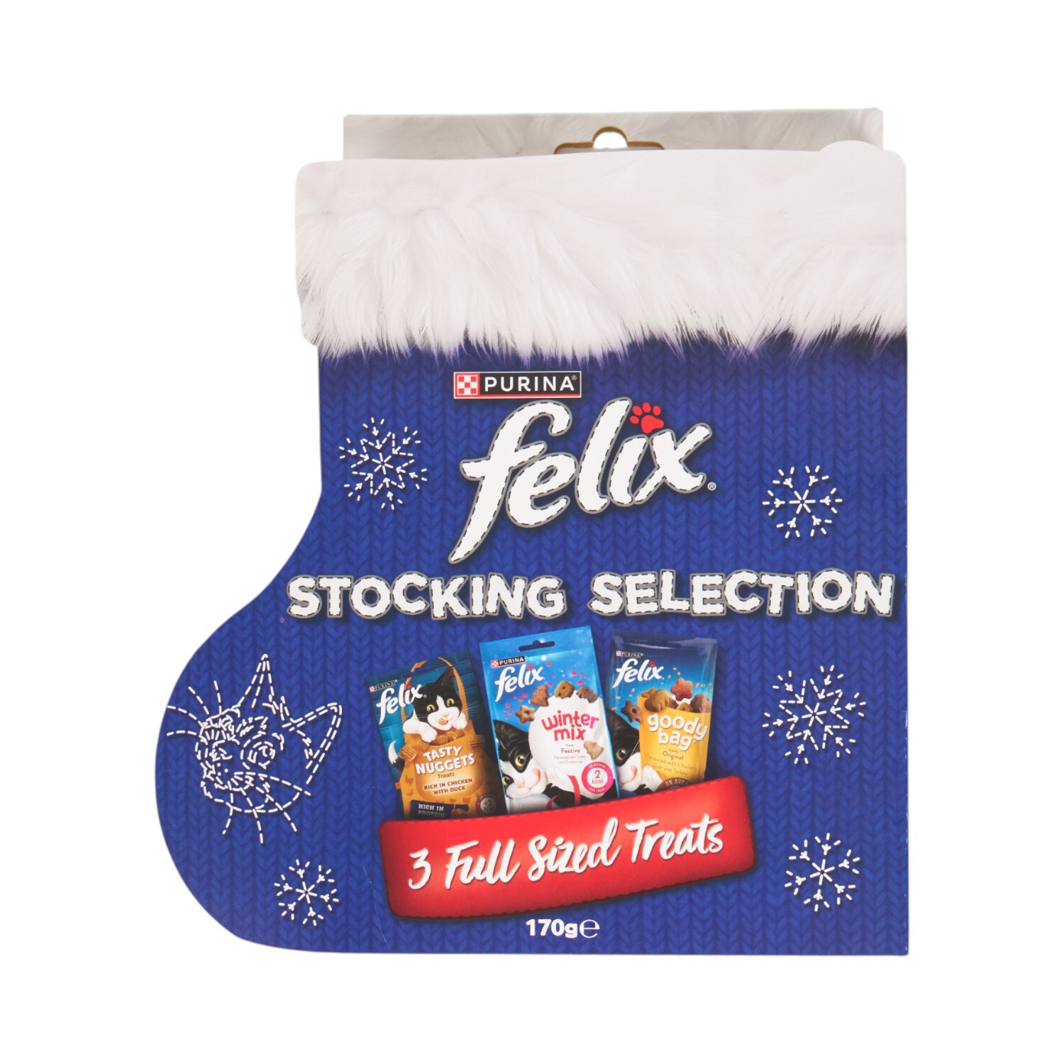 Felix Cat Treats Xmas Stocking Image 1