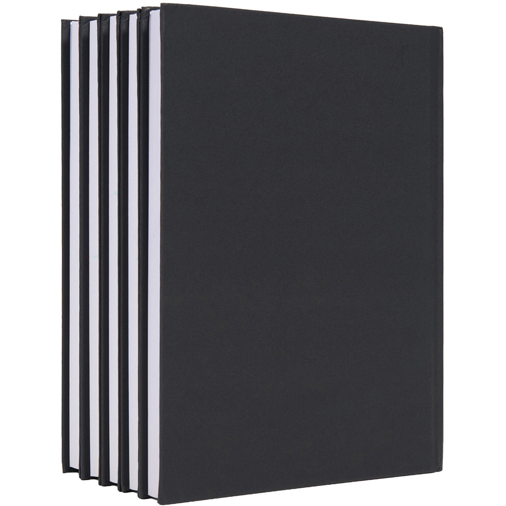 Pack of 5 B5 Hardcover Notebooks Image 3