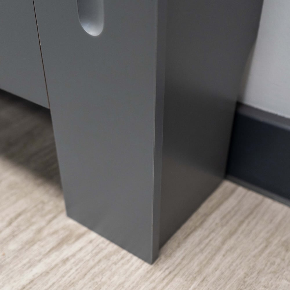 Jack Stonehouse Matt Grey Vertical Line Rad Cover Adjustable Image 5