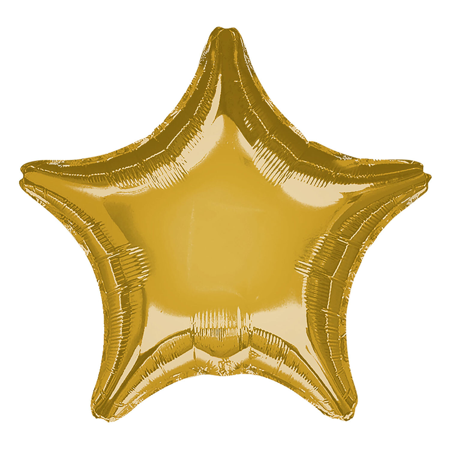 Foil Star Balloon - Metallic Gold Image