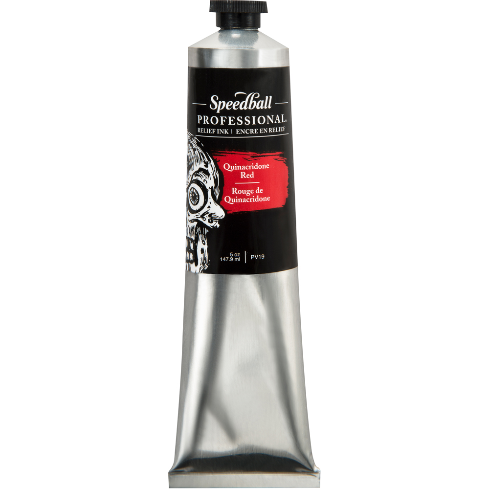 Speedball Quinacridone Red Professional Relief Ink 148ml Image