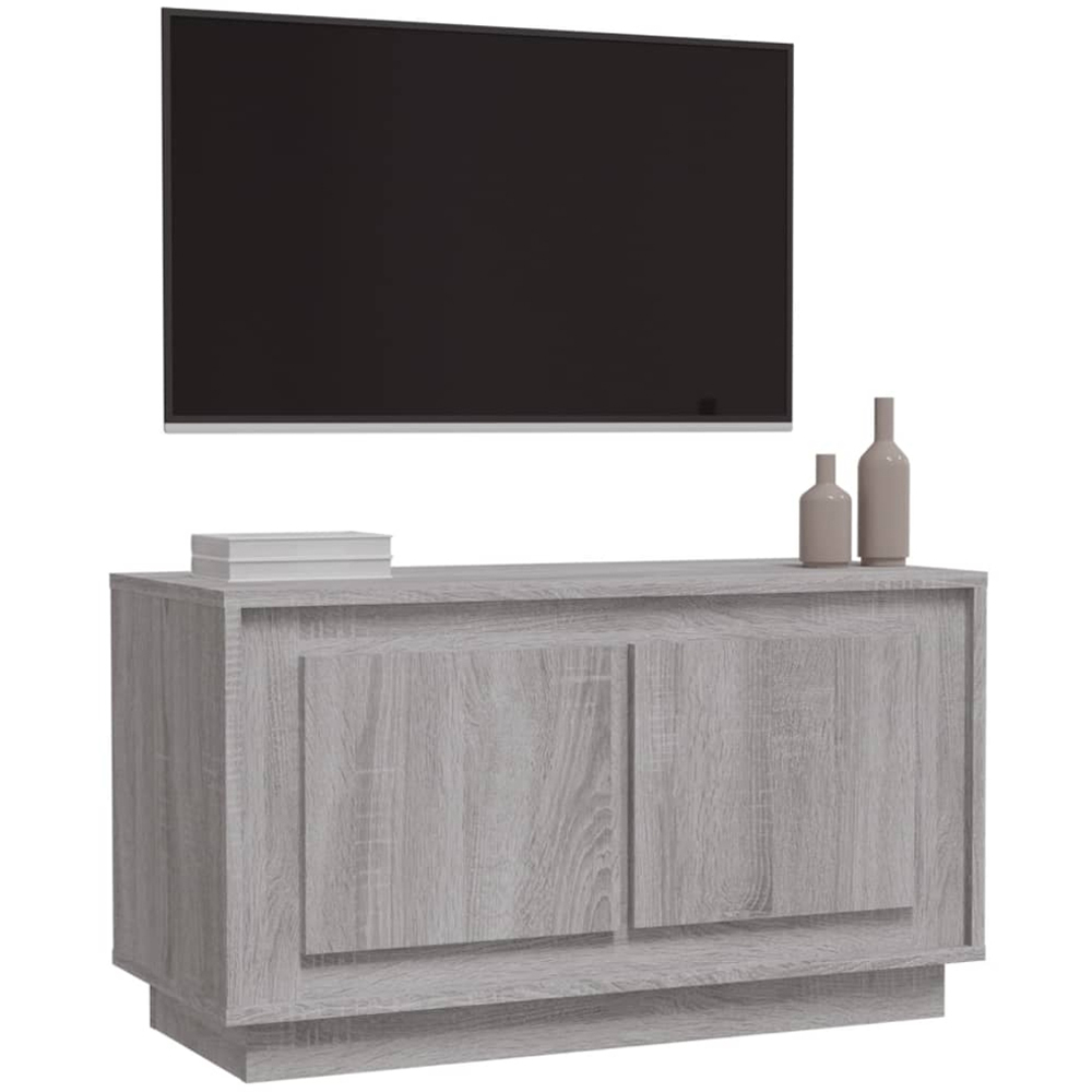 vidaXL 2 Door Concrete Grey TV Cabinet Image 3