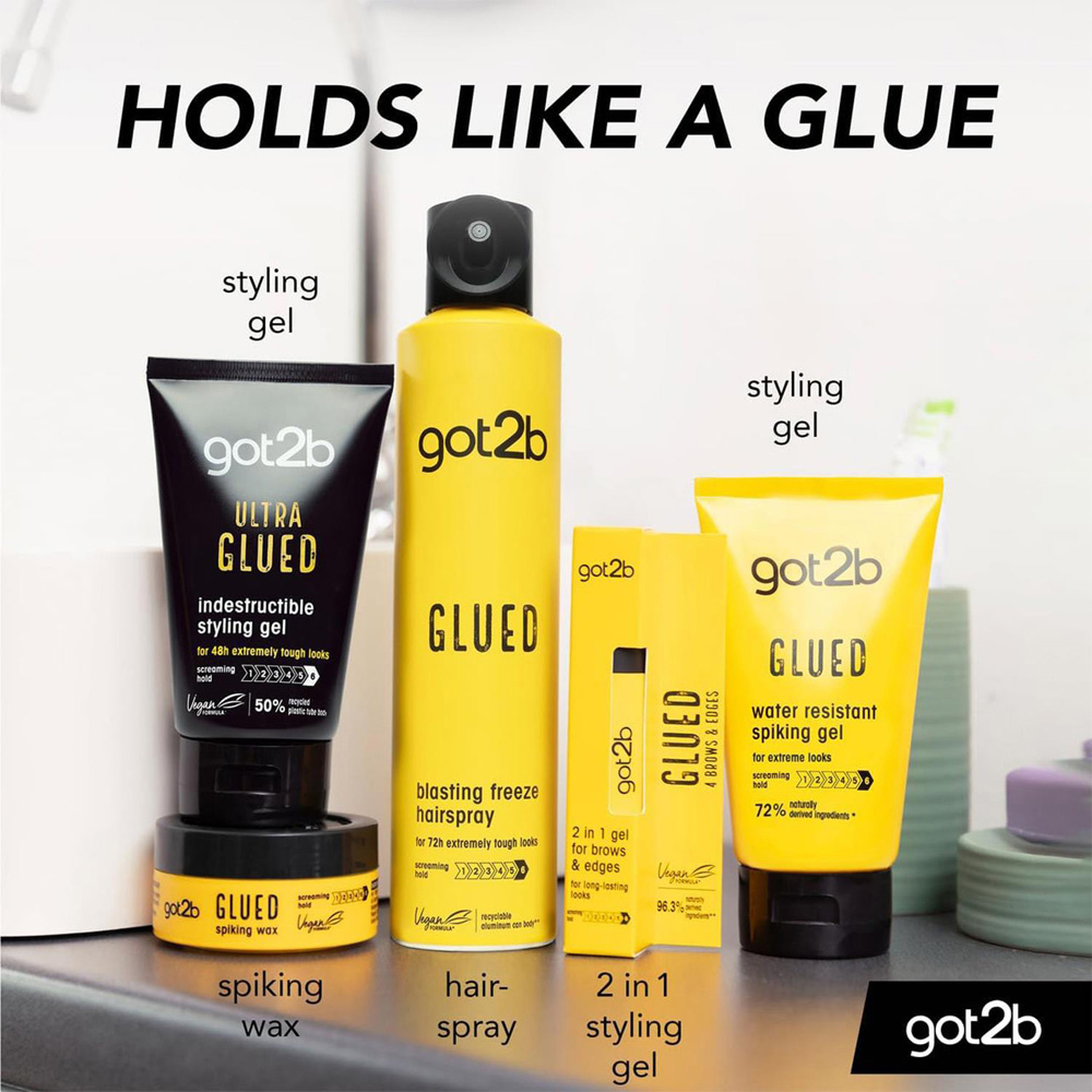 Got2b Glued Water Resistant Spiking Glue 150ml 6 Pack Image 3