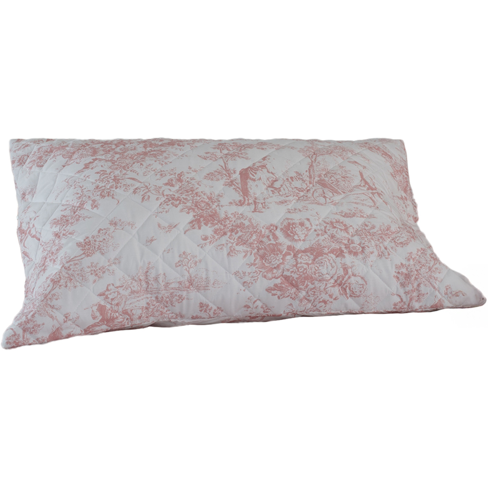 The Lyndon Company 2 Piece Pink Toile Cotton Pillow Sham Set Image 1