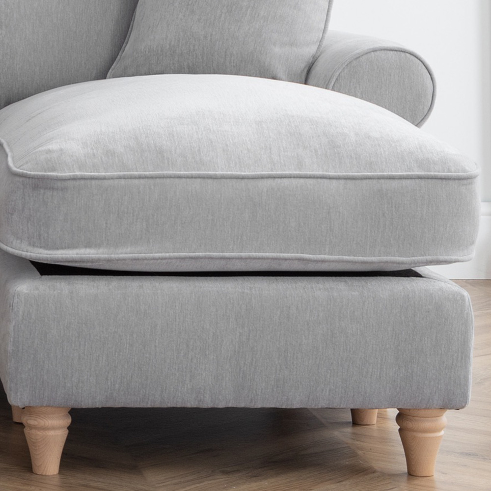 The Victoria 3 Seater Ice Right Hand Chaise Sofa Image 3