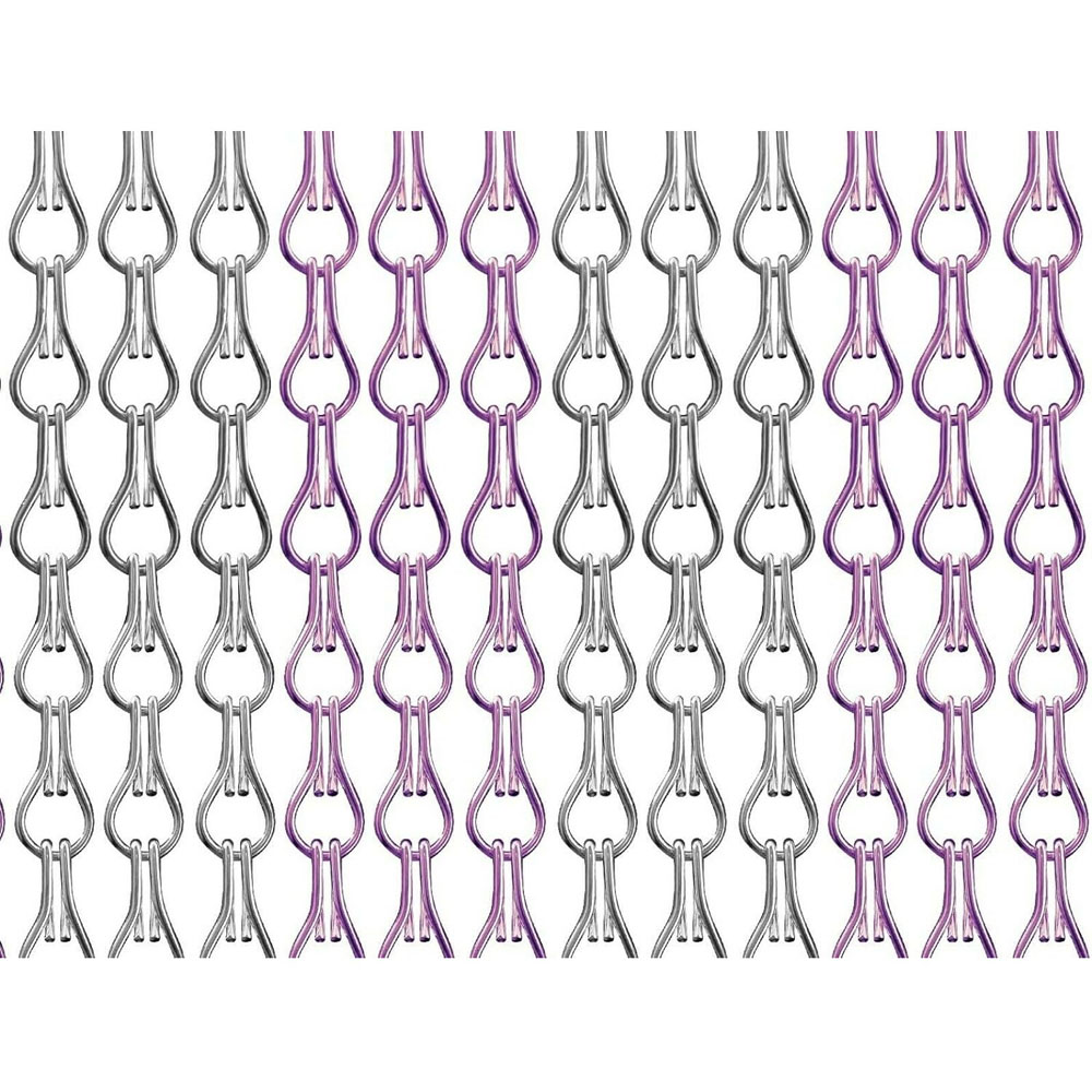 Xterminate Pink and Silver Chain Curtain Fly Screen Image 5