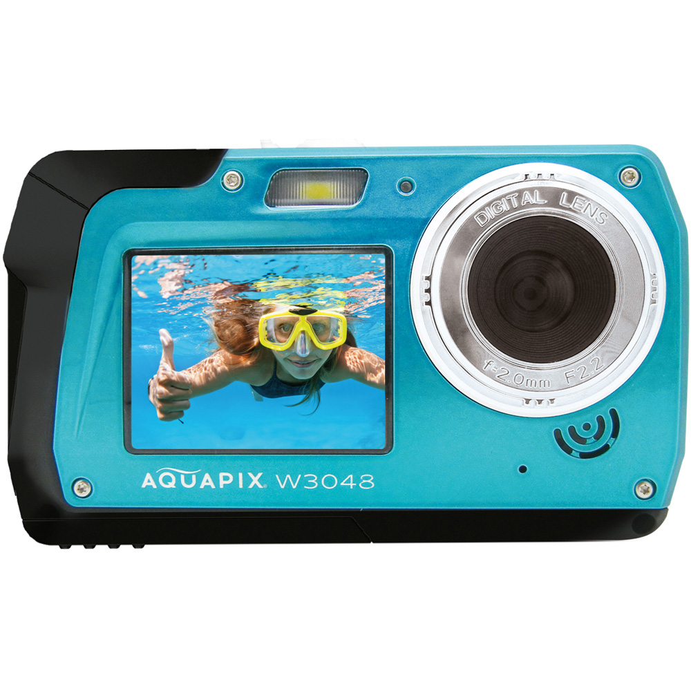 Easypix Aquapix W3048-I Edge Iceblue HD Digital Camera Image 2