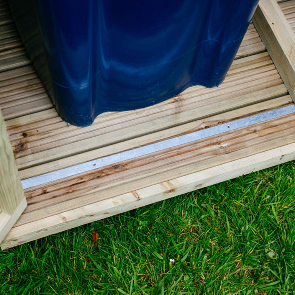 The Garden Village Shireburn 240L Triple Wheelie Bin Shed Image 4