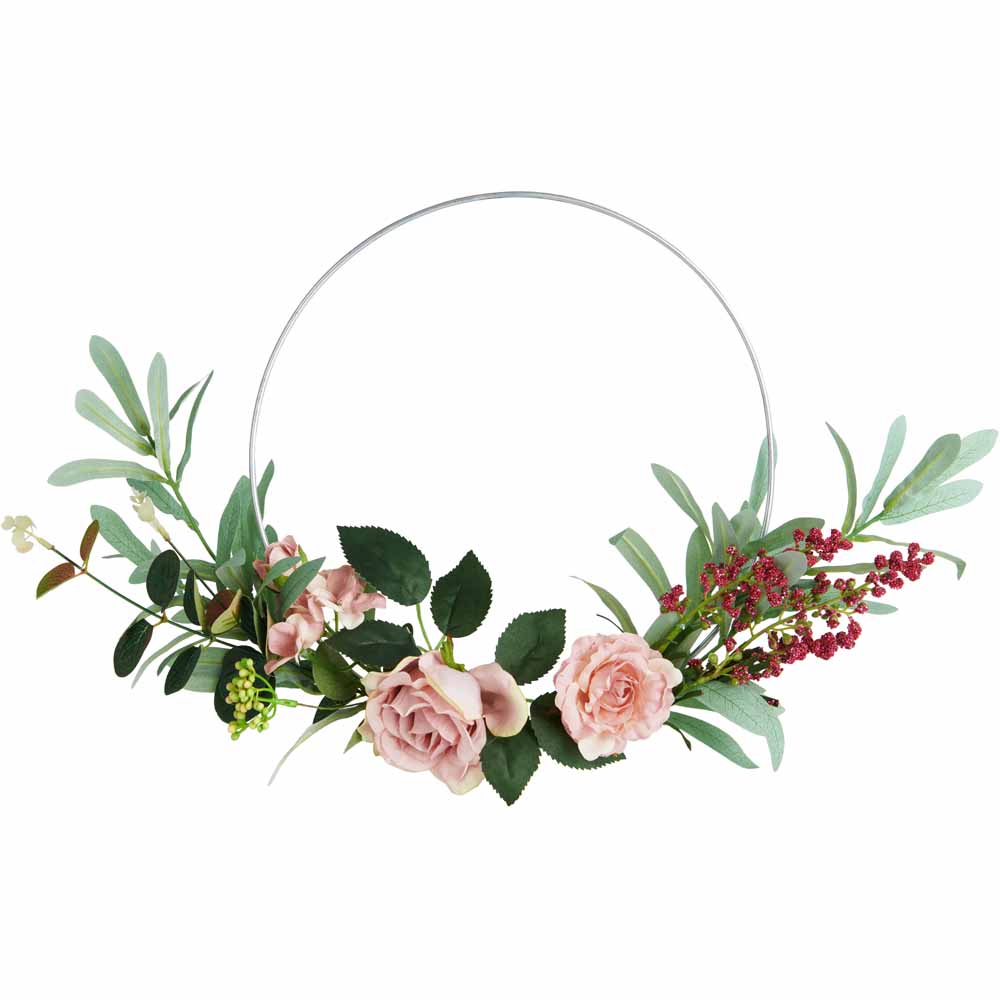 Wilko Country Romance Floral Metal Hoop Image 1