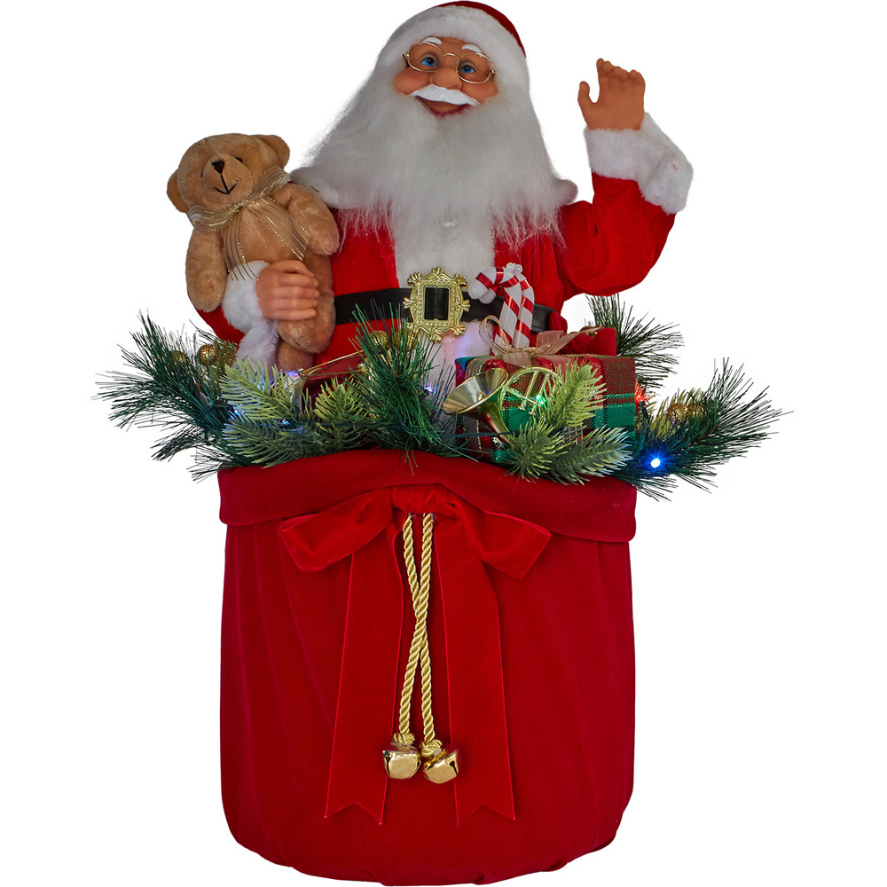 Musical Present Santa - Red Image 3