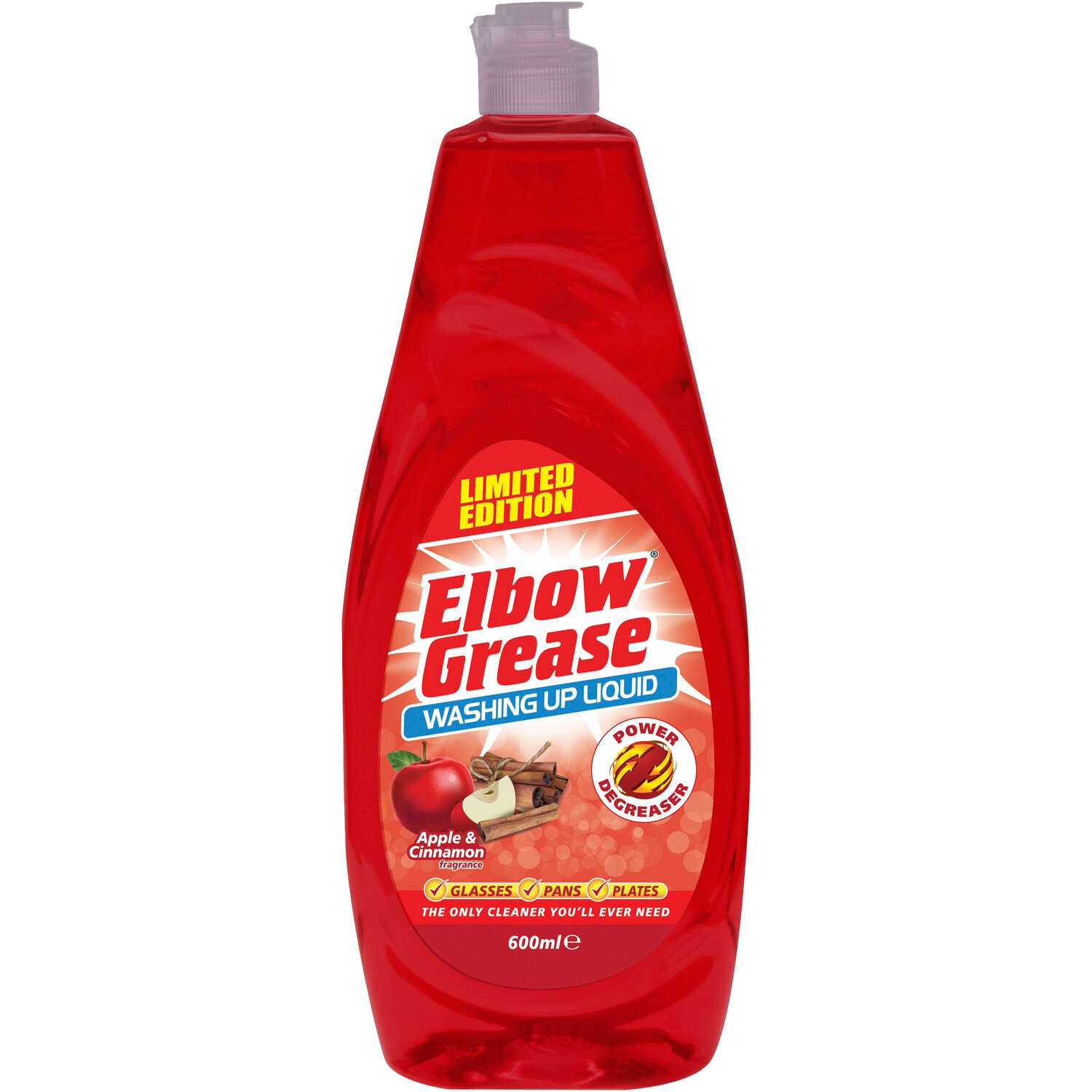 Elbow Grease Washing Up Liquid - Apple and Cinnamon Image