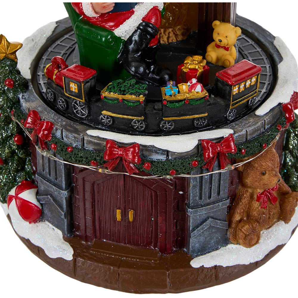 Living and Home Santa by Fireplace LED Music Box Image 7