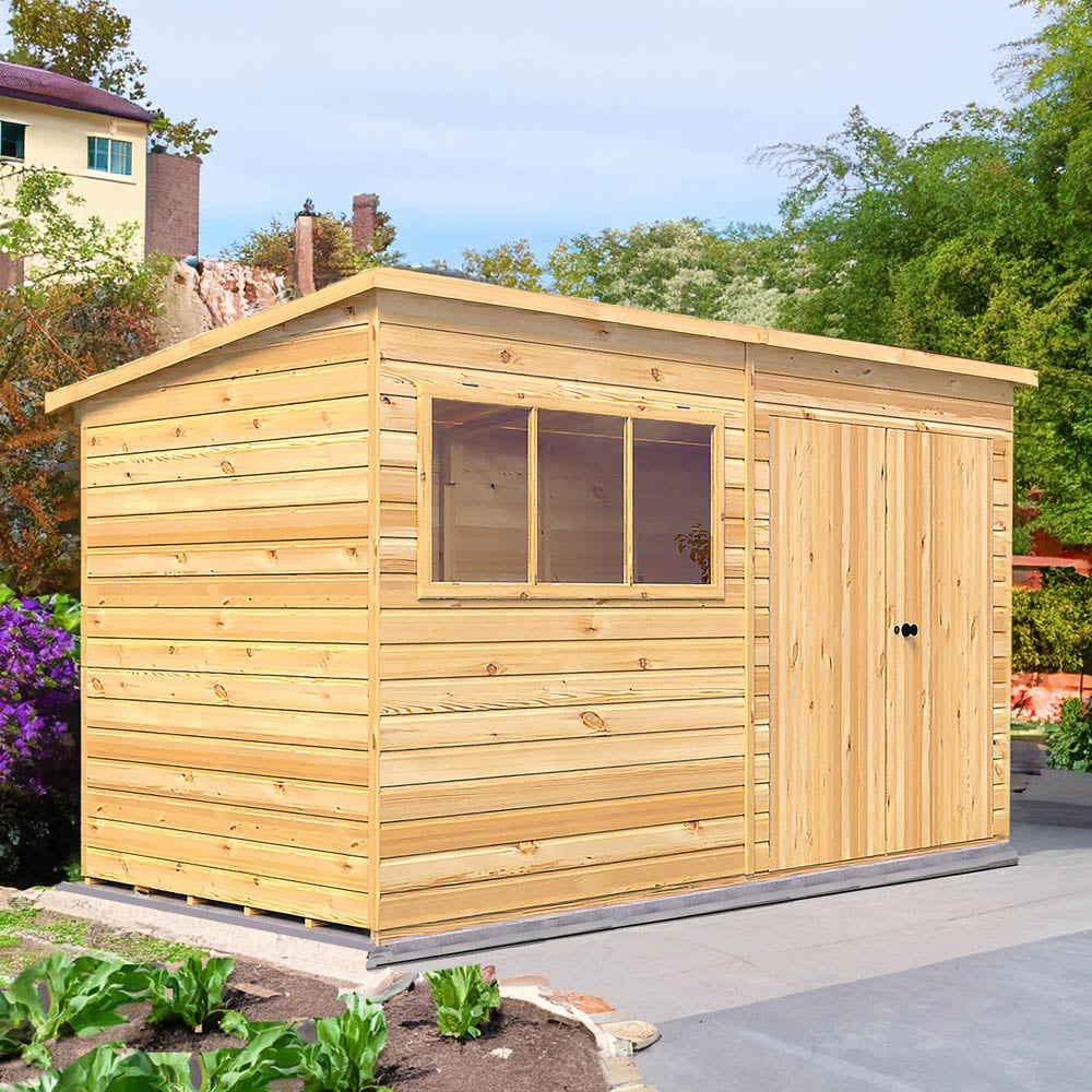 Shire 12 x 6ft Ranger Pent Shed Image 2