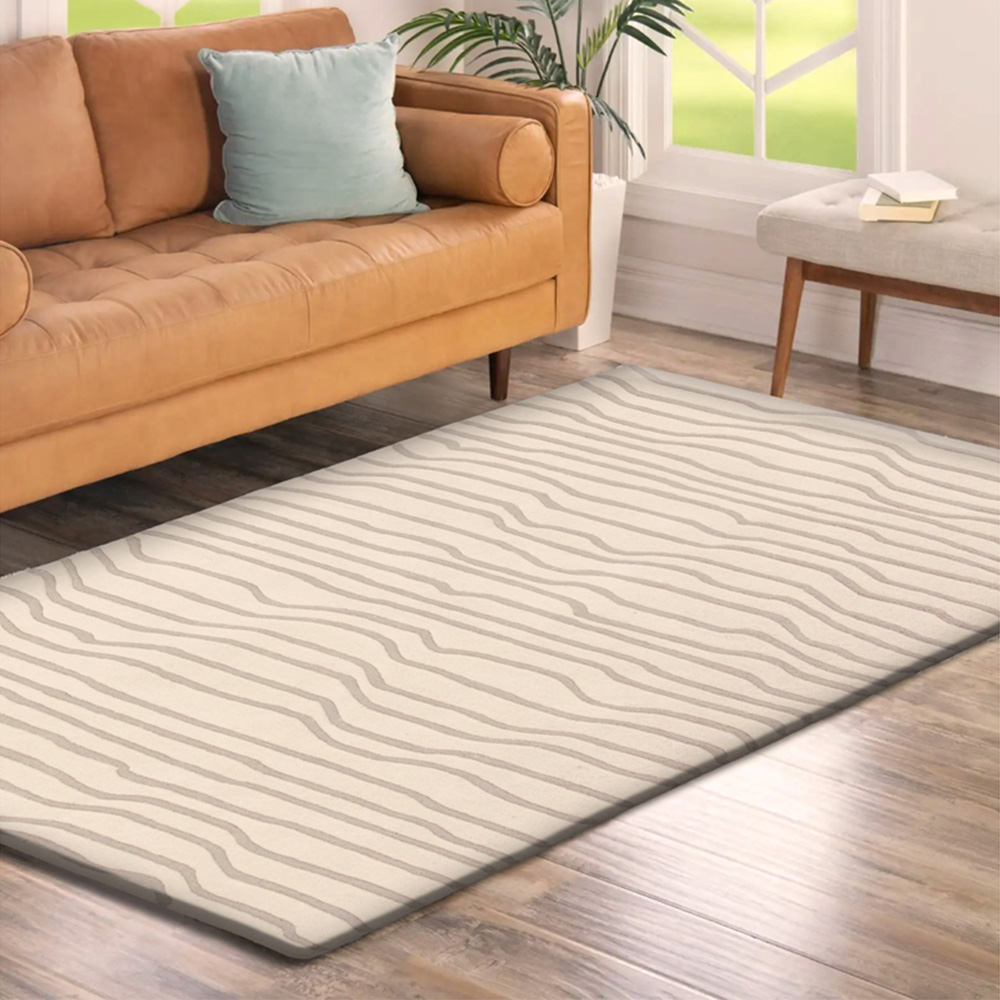 Esselle Home Aura Dune Natural and Mink Rug 160 x 230cm Image 2