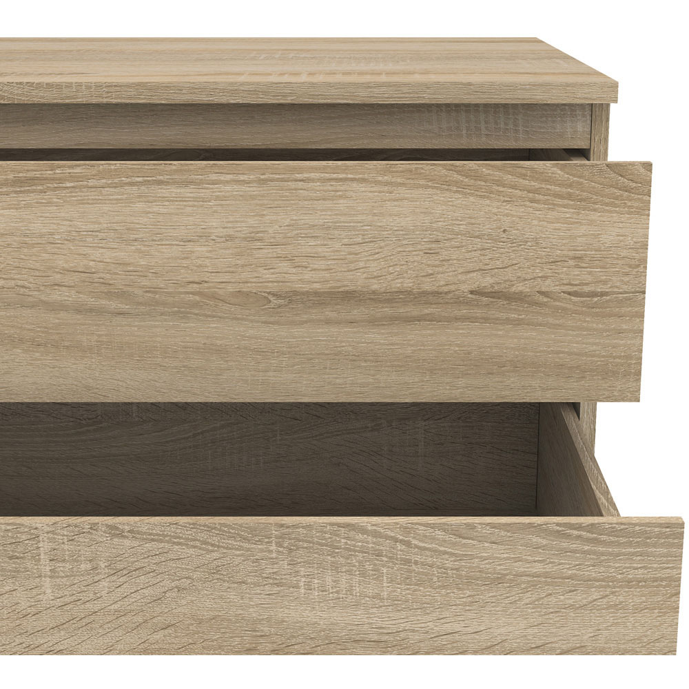 Florence 3 Drawer Oak Chest of Drawers Image 5