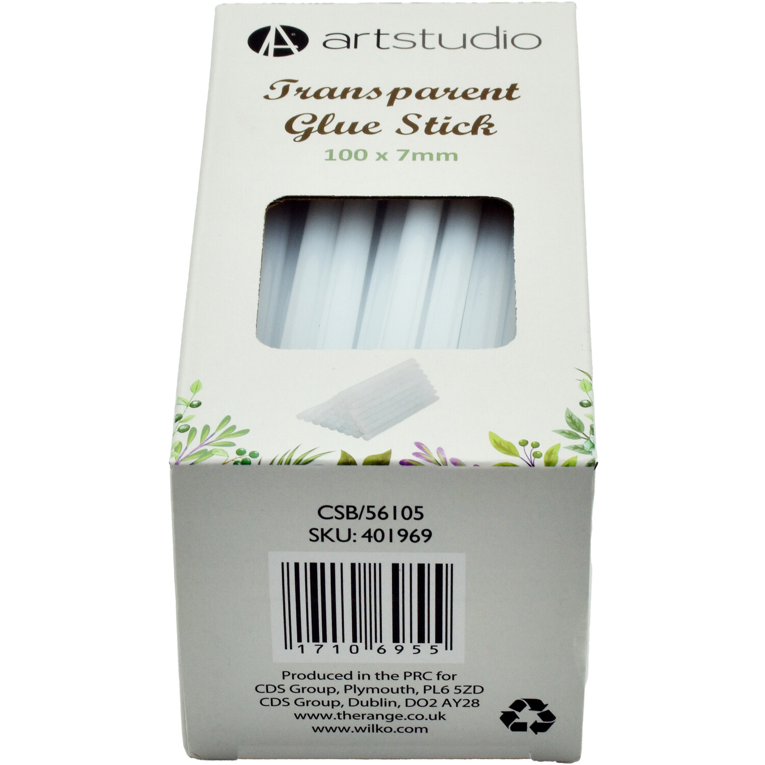Pack of 100 Transparent Glue Sticks Transparent Image 3